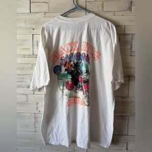 Black Hog Saloon t shirt mens size XXL white
